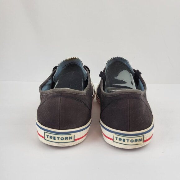 Tretorn Tournament Lace Up Canvas Sneakers Black 9W - Picture 10 of 11